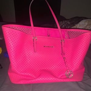 Hot pink Michael Kors purse